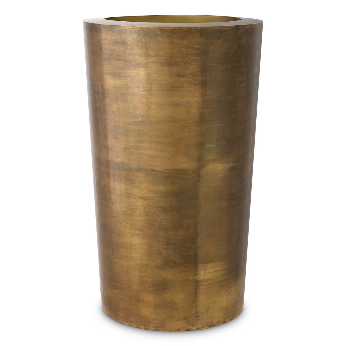 vintage brass plant pots Eichholtz Maddox Planter
