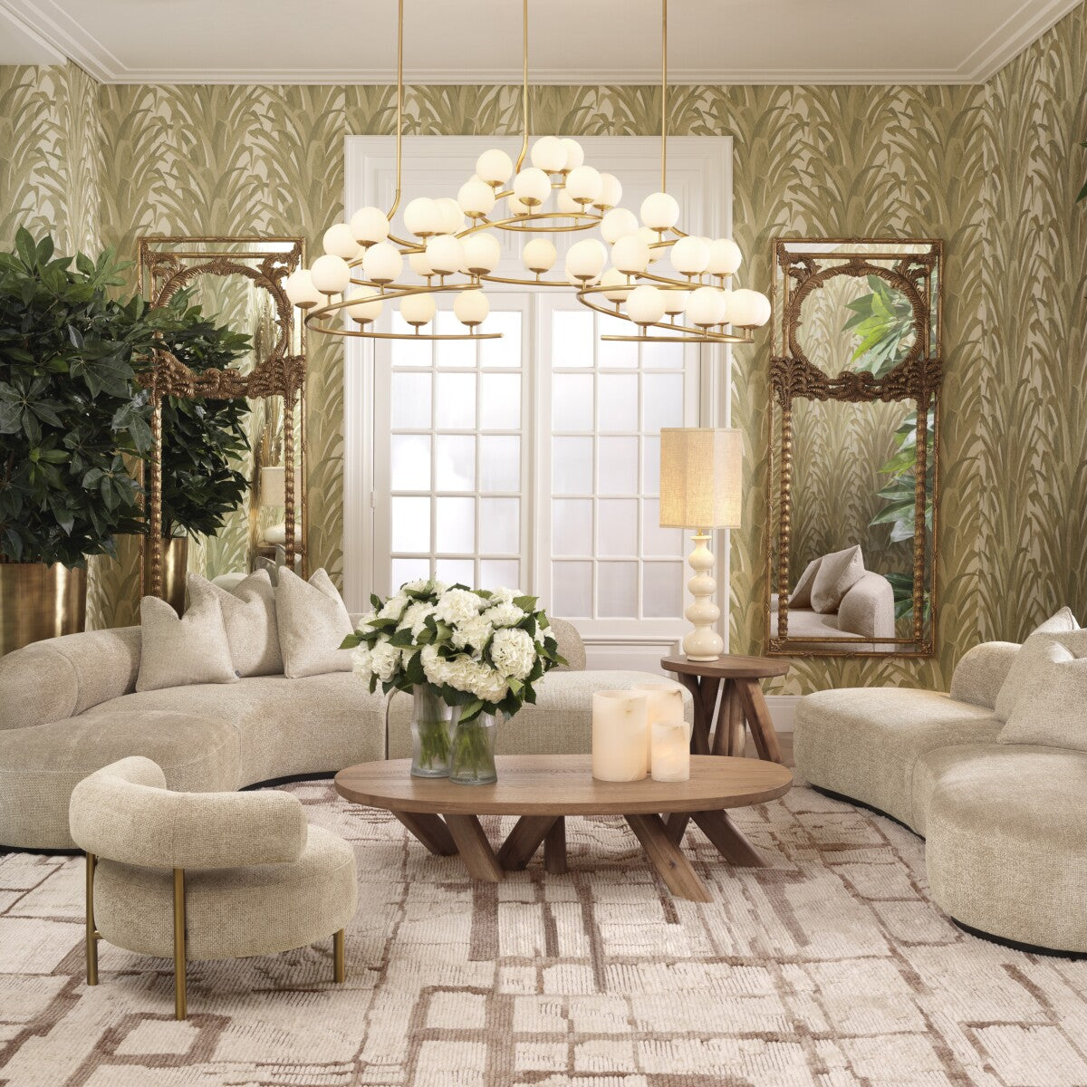 Modern Curved Sofa L Bjorn | Eichholtz Miami