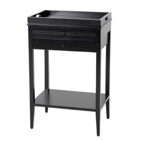 Black Tray Side Table Broomer | Eichholtz Miami