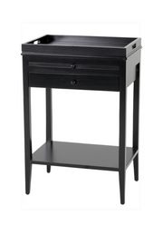 Black Tray Side Table Broomer | Eichholtz Miami