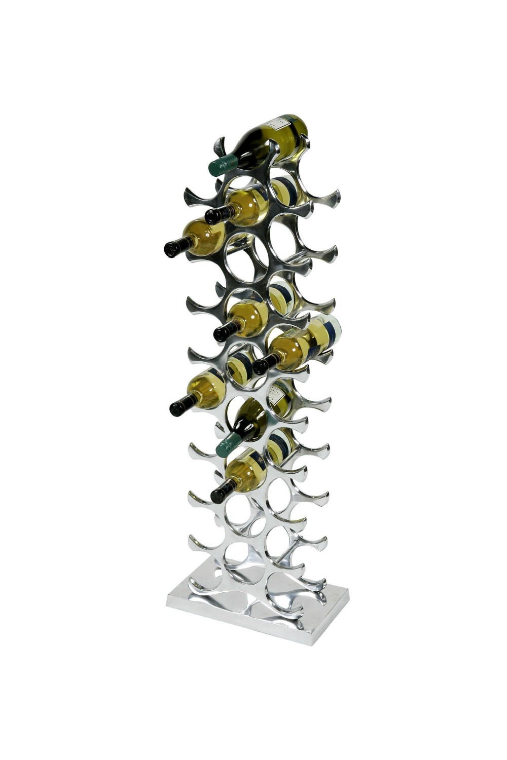 Silver Wine Rack L Alboran | Eichholtz Miami