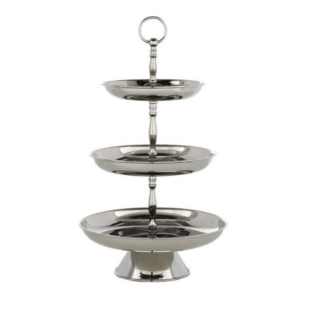Silver Triple Cake Stand Oriole | Eichholtz Miami