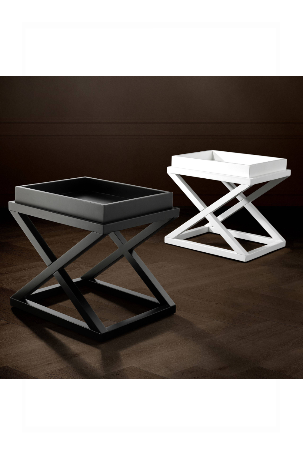 Black Birch Side Table McArthur | Eichholtz Miami