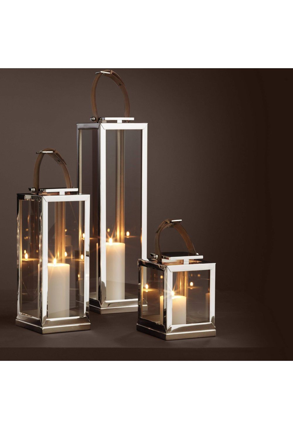 Nickel Finished Lantern Georgian | Eichholtz Miami