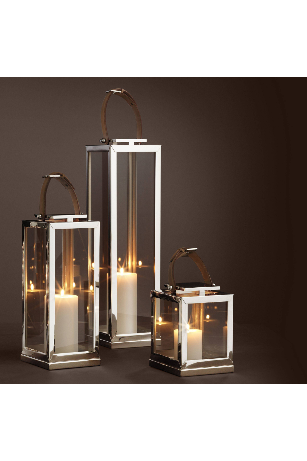 Nickel Finished Lantern Georgian | Eichholtz Miami