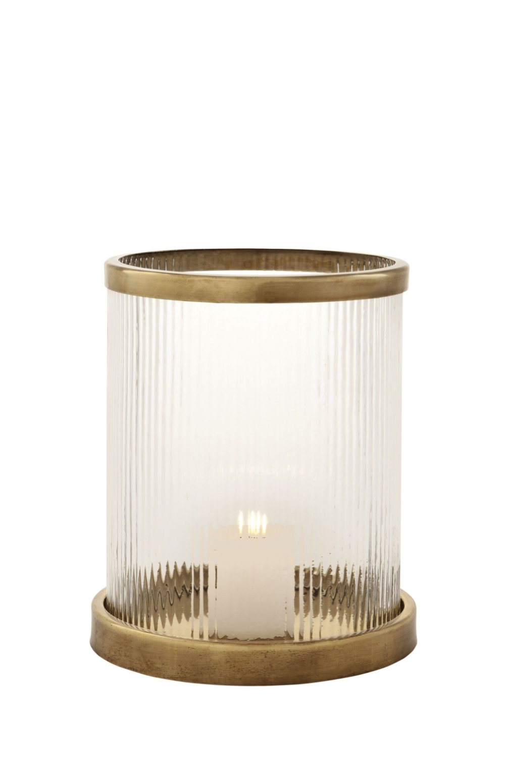 Ribbed Glass Hurricane Harrington | Eichholtz Miami