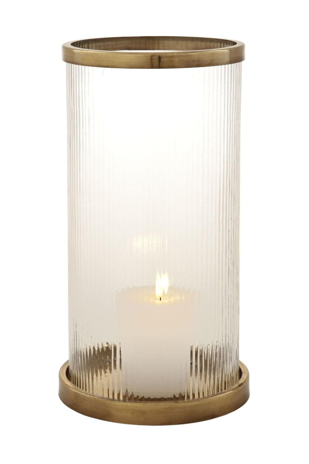 Ribbed Glass Hurricane Harrington | Eichholtz Miami