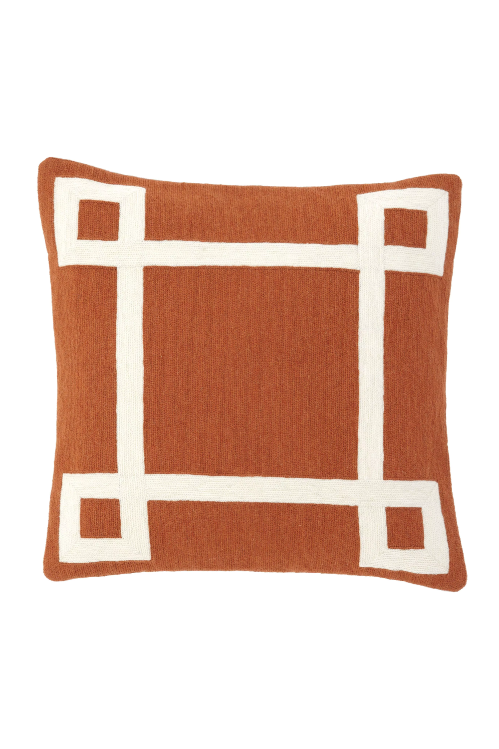 Embroidered Orange Pillow Hartley | Eichholtz Miami