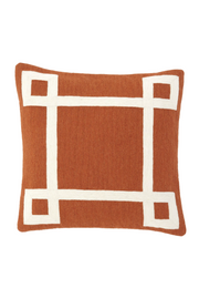 Embroidered Orange Pillow Hartley | Eichholtz Miami