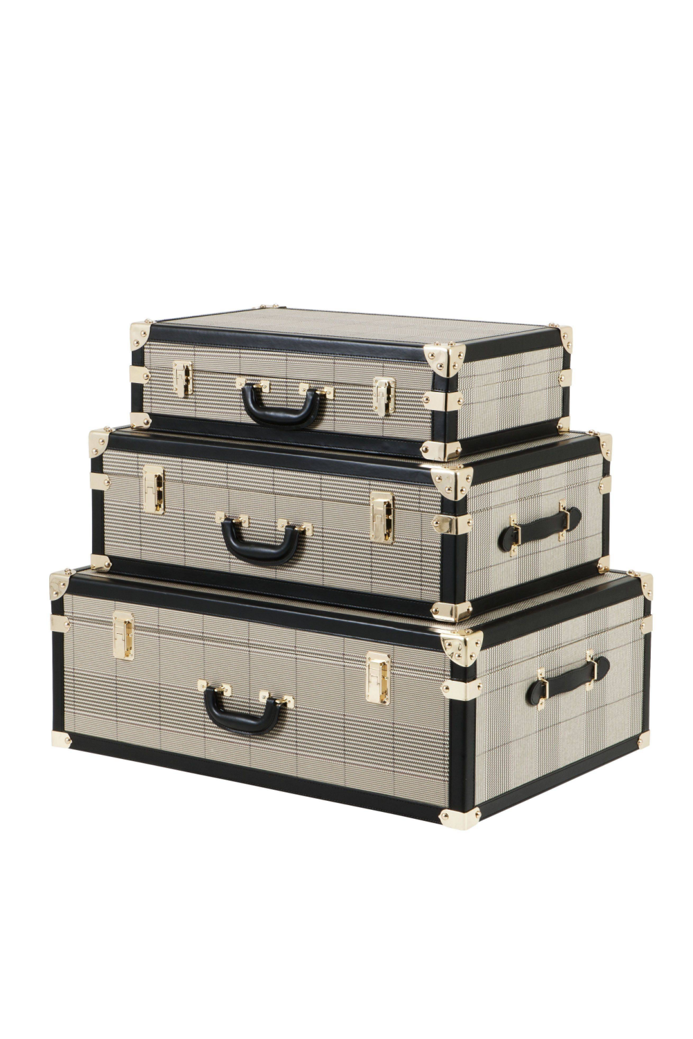 Brass Metal Trunk Set (3) Bittersweets | Eichholtz Miami