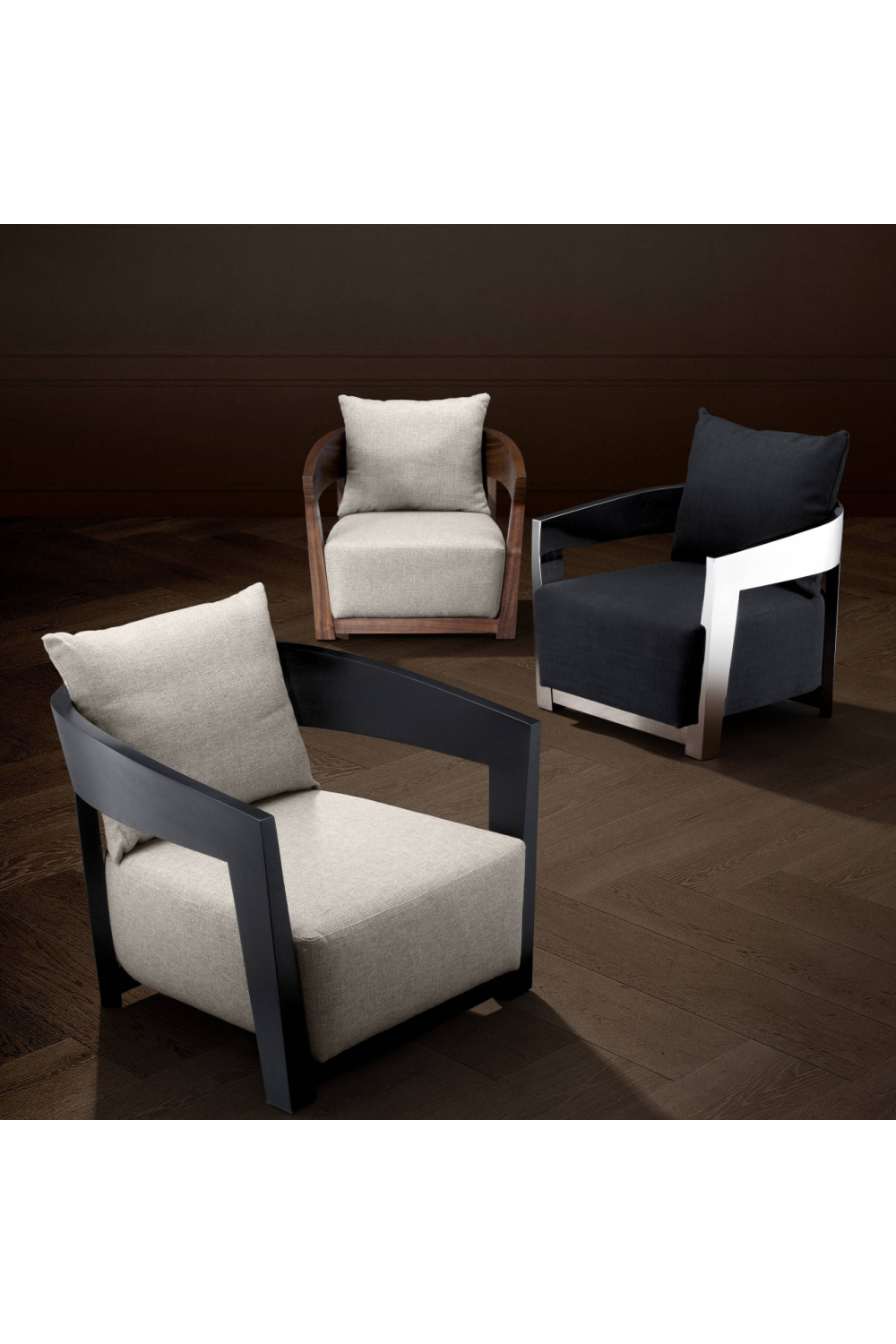 Wooden Frame Armchair Rubautelli | Eichholtz Miami