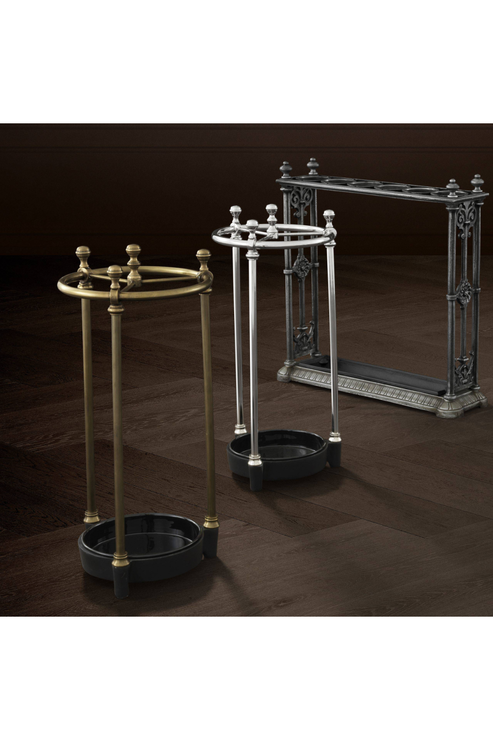 Brass Metal Umbrella Stand Artman | Eichholtz Miami