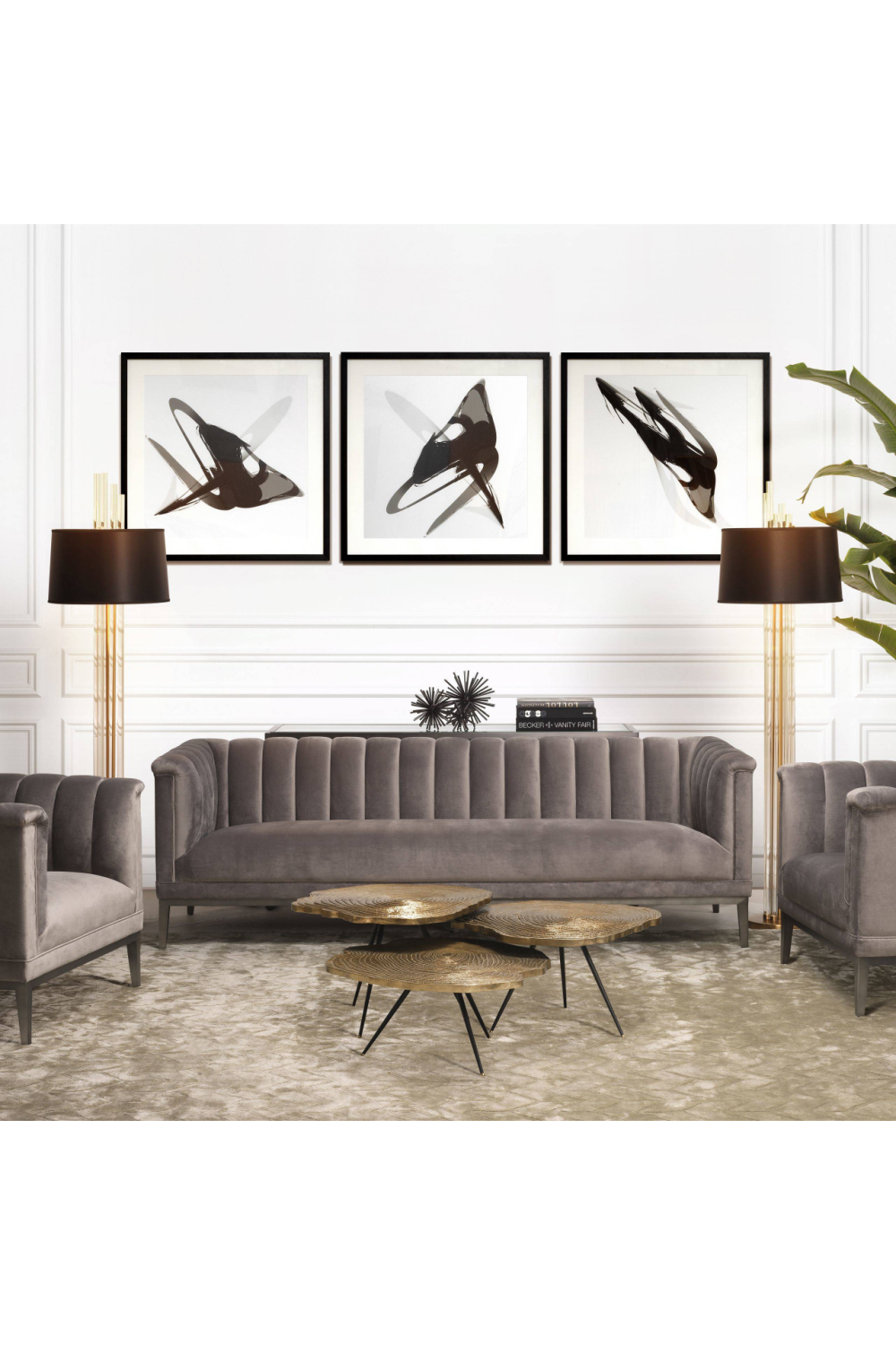 Graphic Prints (2) Ivan Melotti | Eichholtz Miami