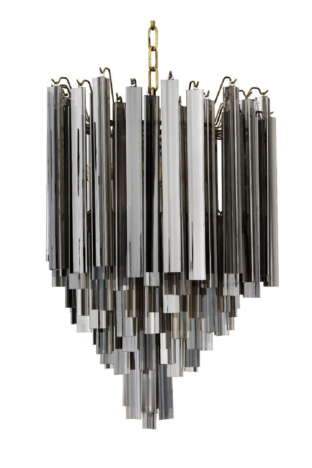 Tapered Glass Rods Chandelier Salerno | Eichholtz Miami