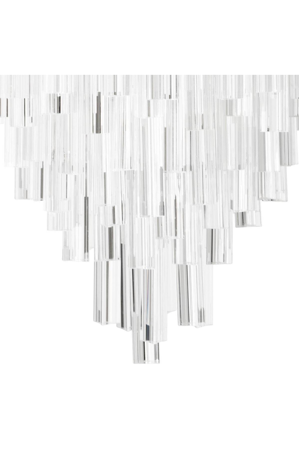 Tapered Glass Rods Chandelier Salerno | Eichholtz Miami