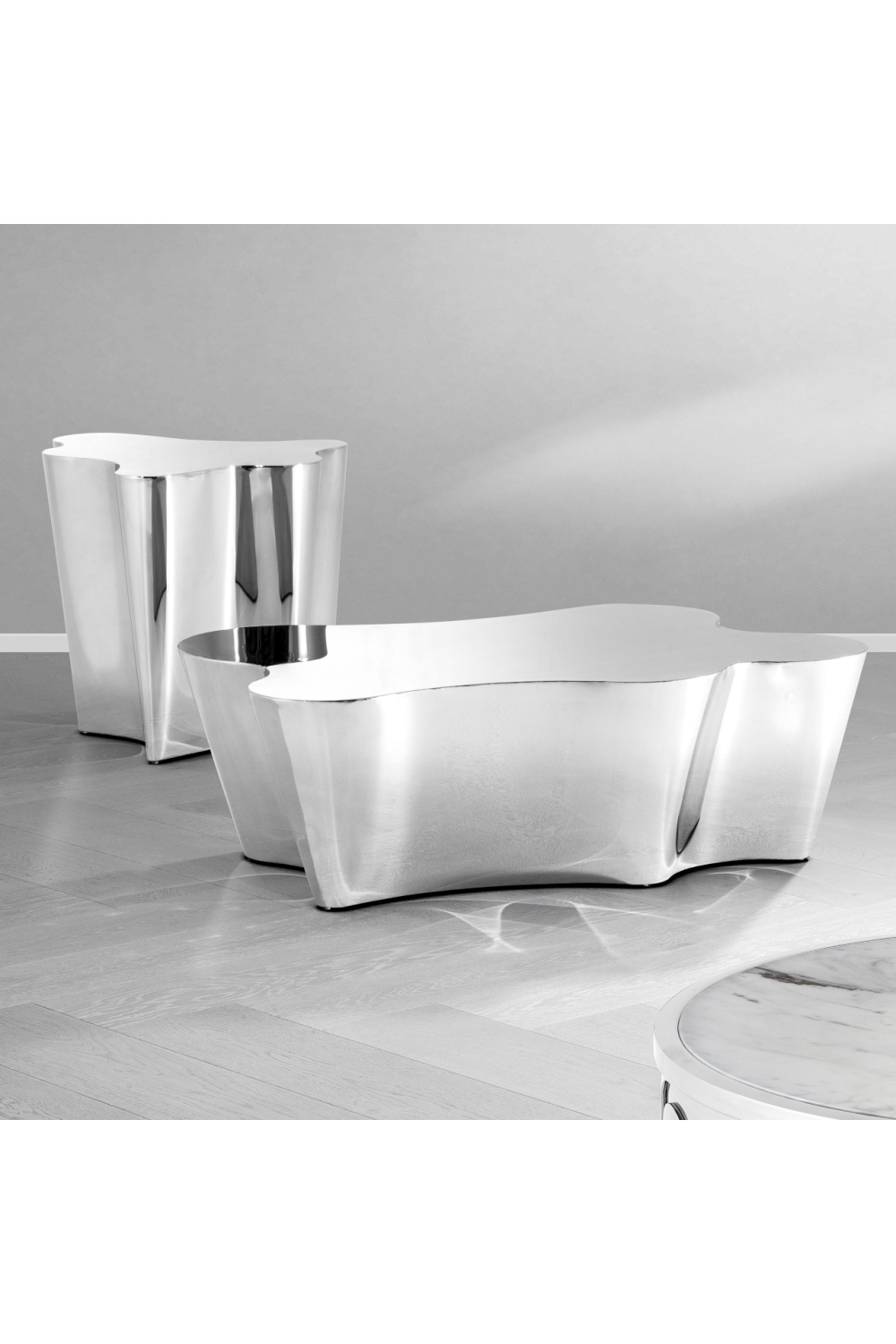 Stainless Steel Coffee Table Sceptre | Eichholtz Miami