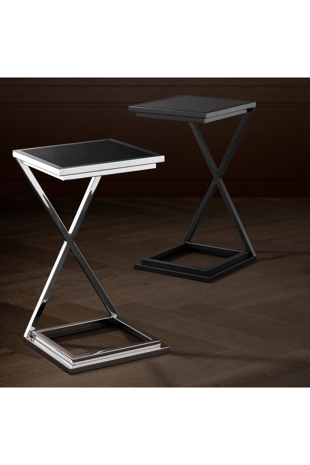 Glass Side Table Cross | Eichholtz Miami