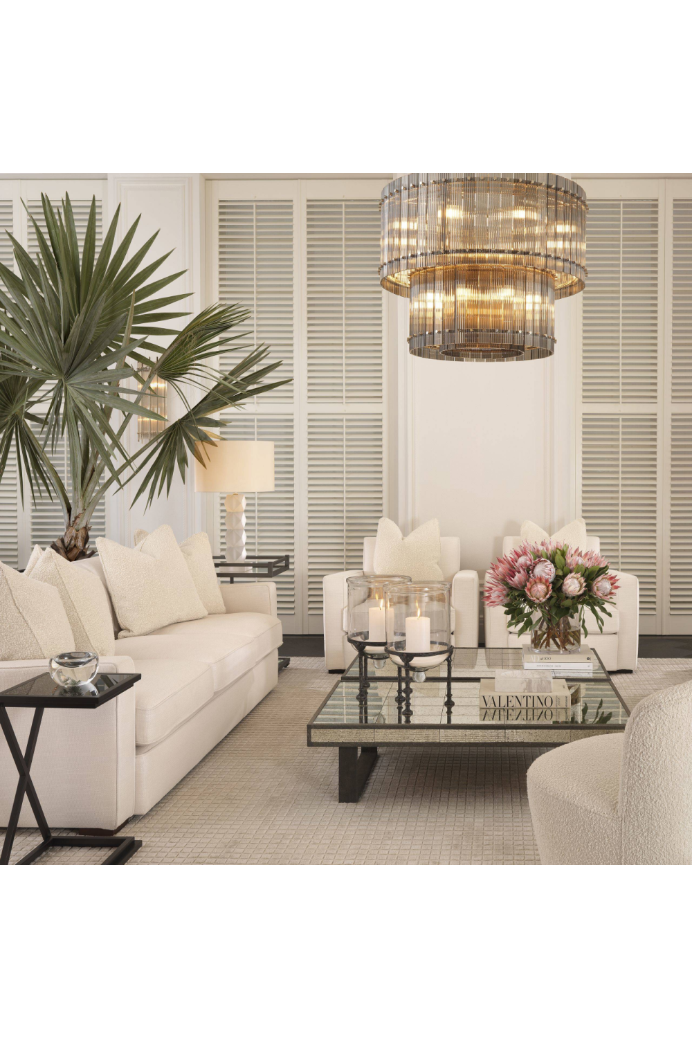 Glass Side Table Cross | Eichholtz Miami