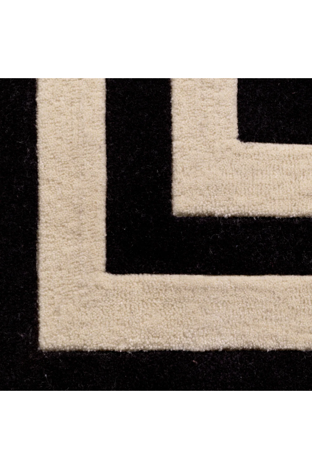 Black Wool Carpet Celeste | Eichholtz Miami