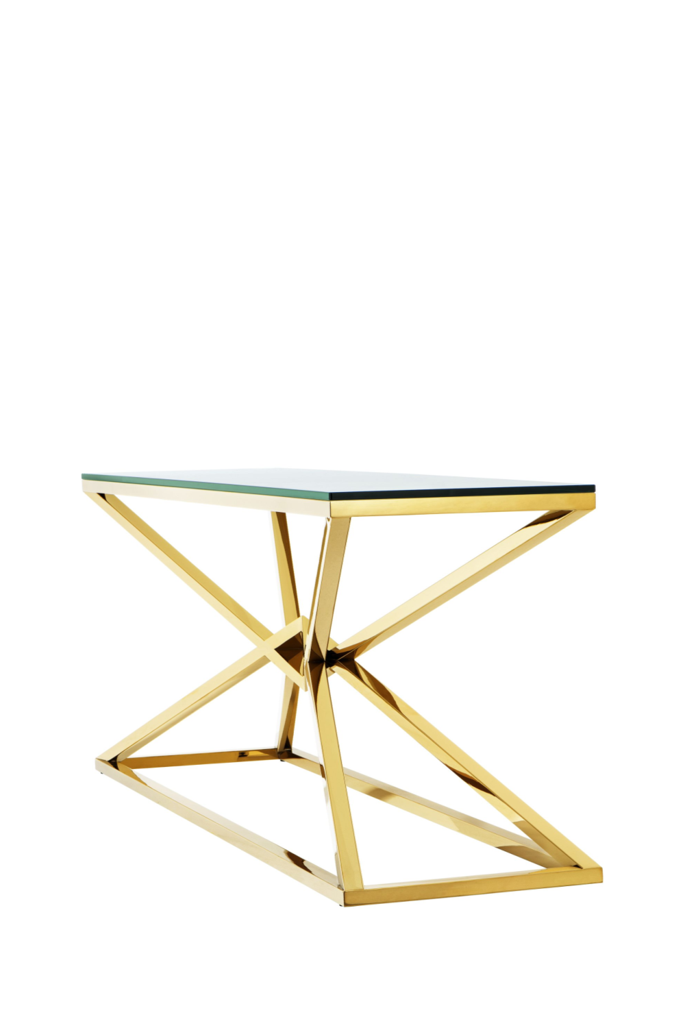 Brass Crossed-Leg Console | Eichholtz Connor L | #1 Eichholtz Retailer