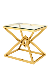 Gold Side Table Connor | Eichholtz Miami