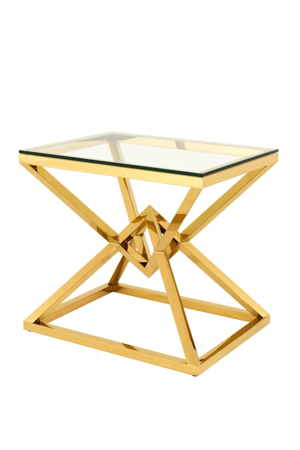 Gold Side Table Connor | Eichholtz Miami