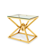 Gold Side Table Connor | Eichholtz Miami