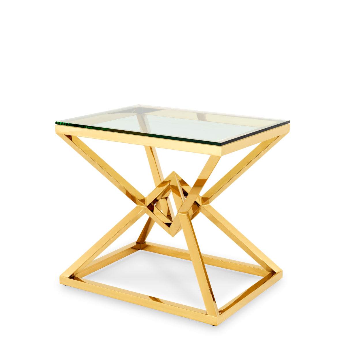 Gold Side Table Connor | Eichholtz Miami
