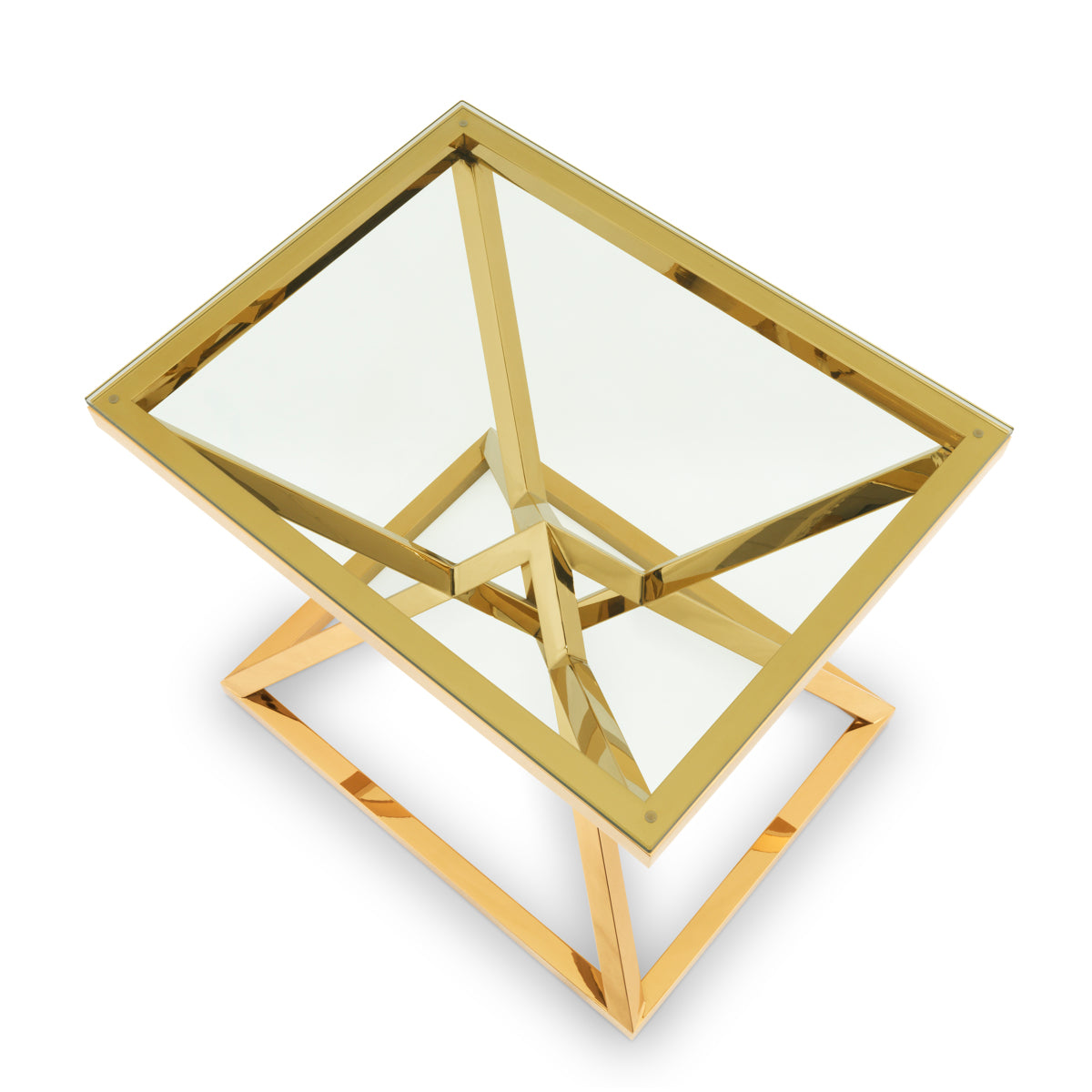 Gold Side Table Connor | Eichholtz Miami