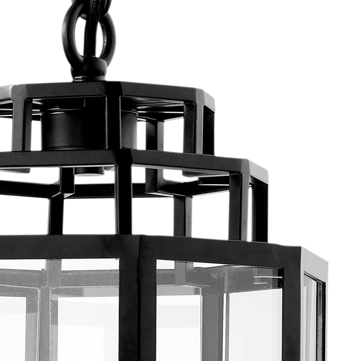 Octagonal Glass Lantern S Monticello | Eichholtz Miami