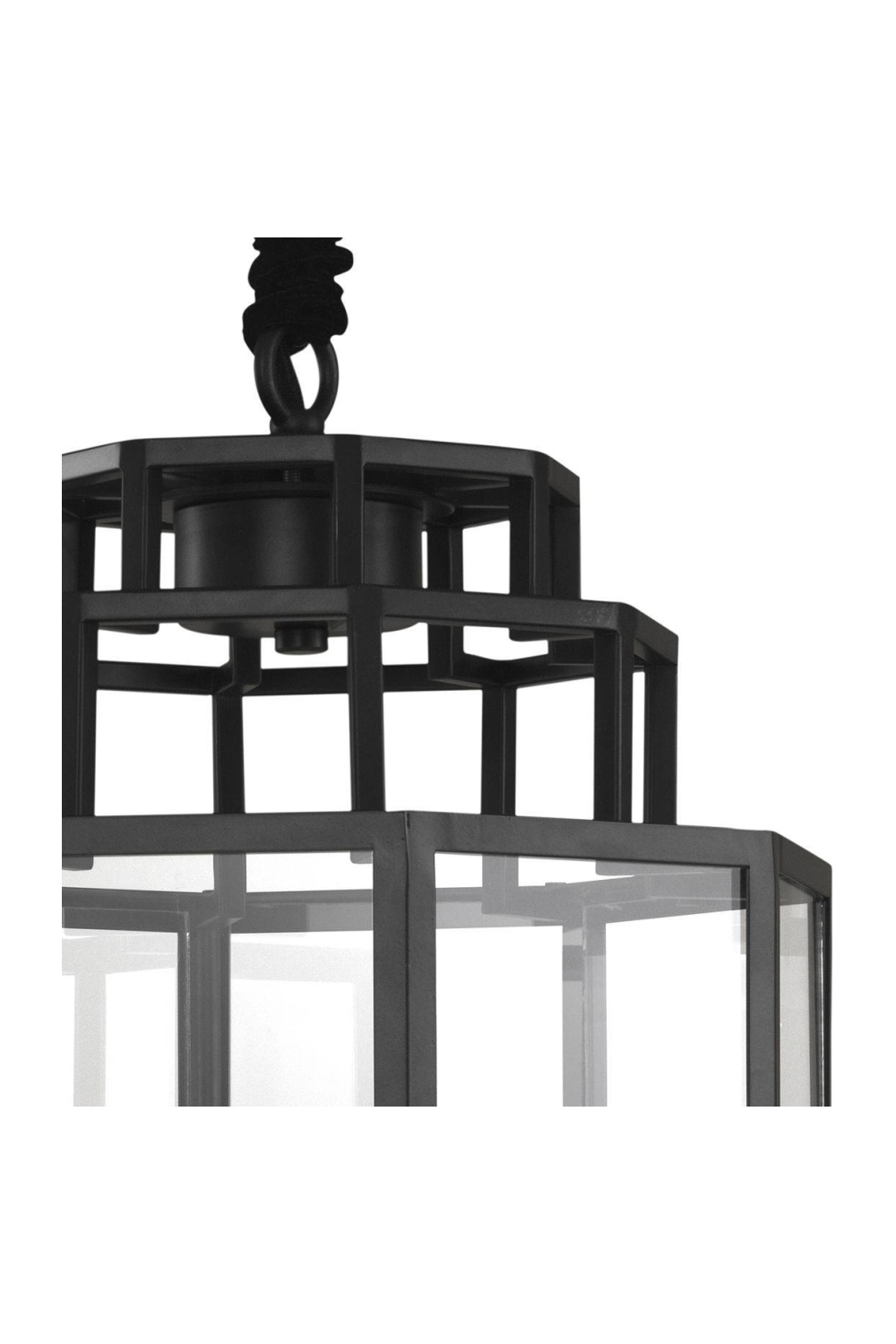 Octagonal Glass Lantern Monticello M | Eichholtz Miami