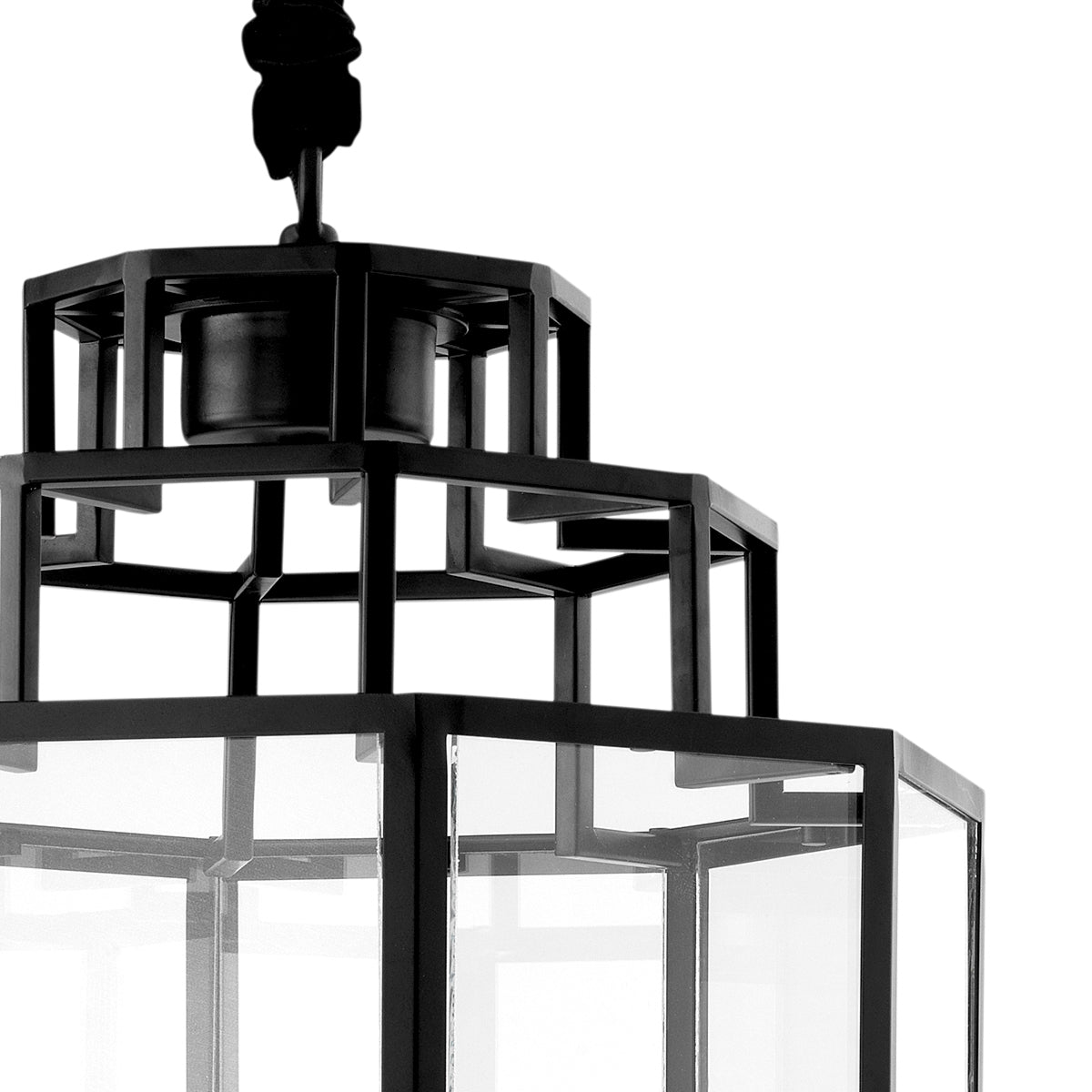 Octagonal Glass Lantern L Monticello | Eichholtz Miami