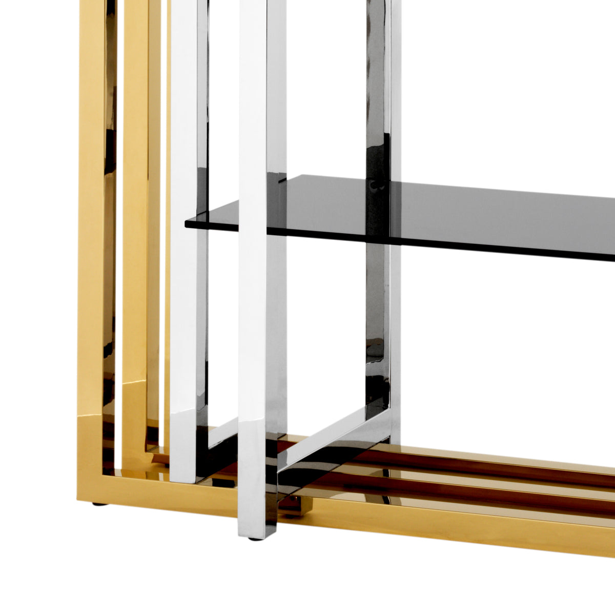 Gold and Steel Cabinet Cipriani | Eichholtz Miami