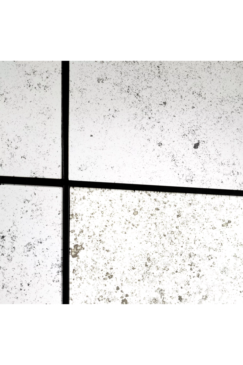 Black Frame Antique Mirror Mountbatten | Eichholtz Miami