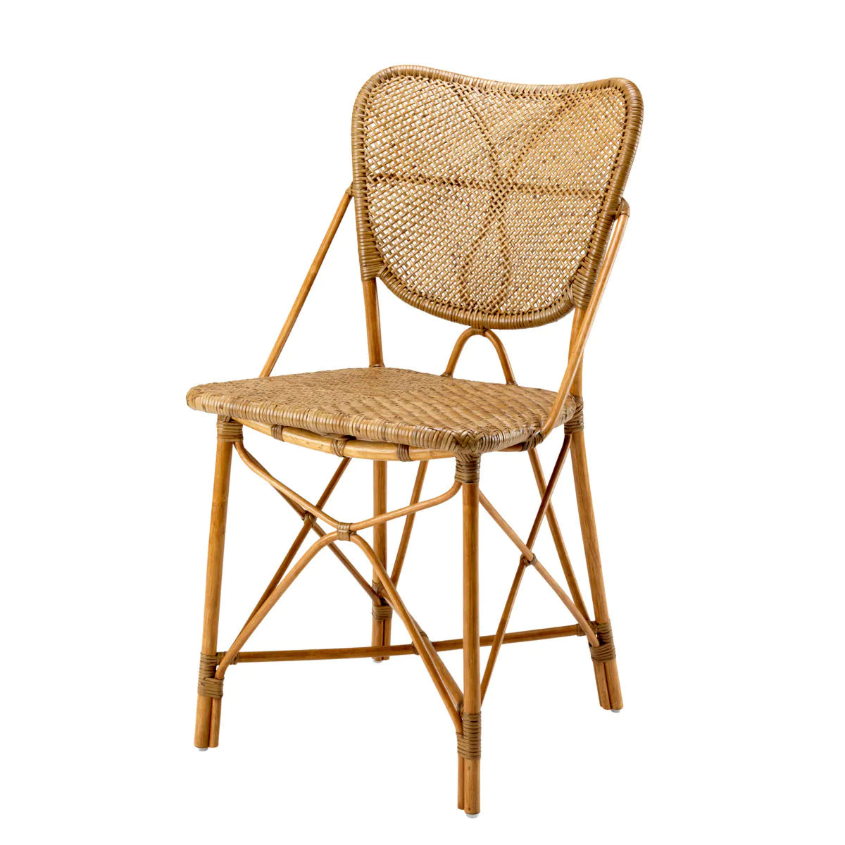 Handwoven Rattan Dining Chair Colony | Eichholtz Miami