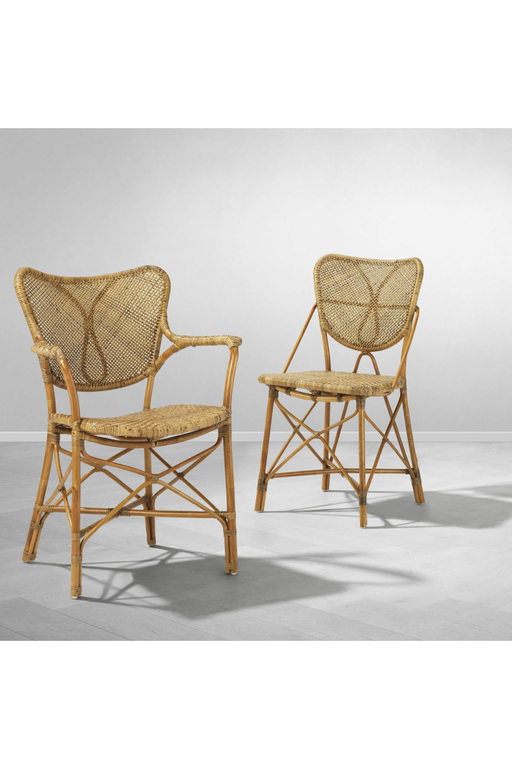 Handwoven Rattan Dining Chair Colony | Eichholtz Miami