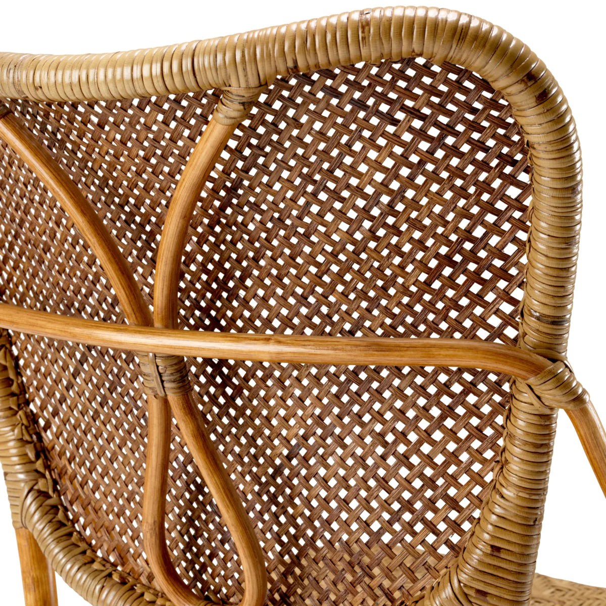 Handwoven Rattan Dining Chair Colony | Eichholtz Miami