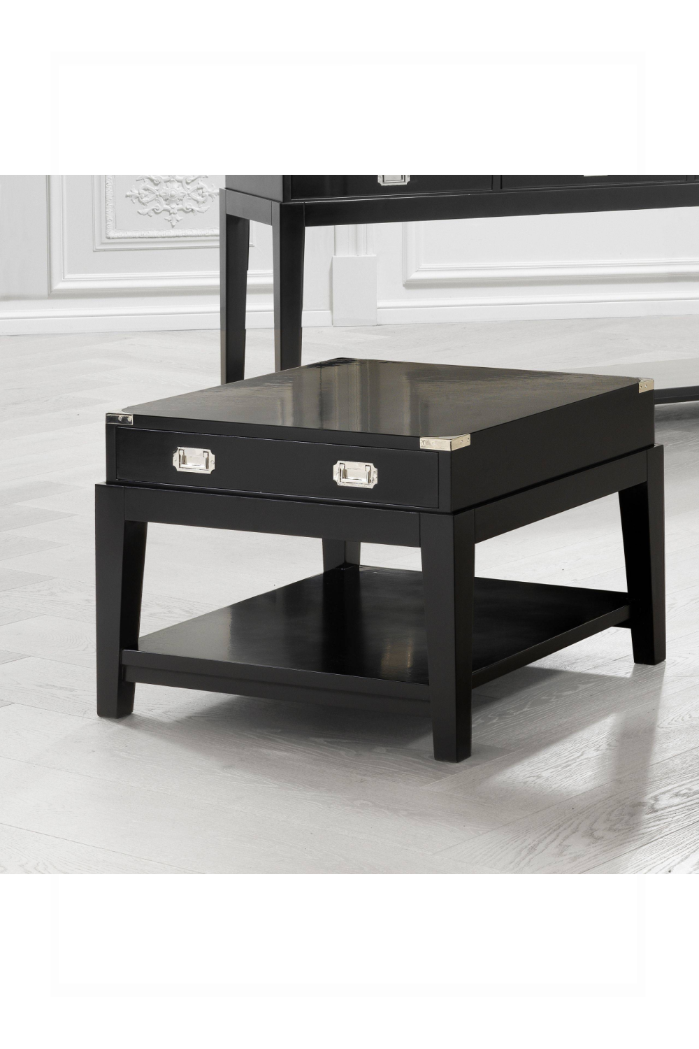 Black Side Table Military | Eichholtz Miami