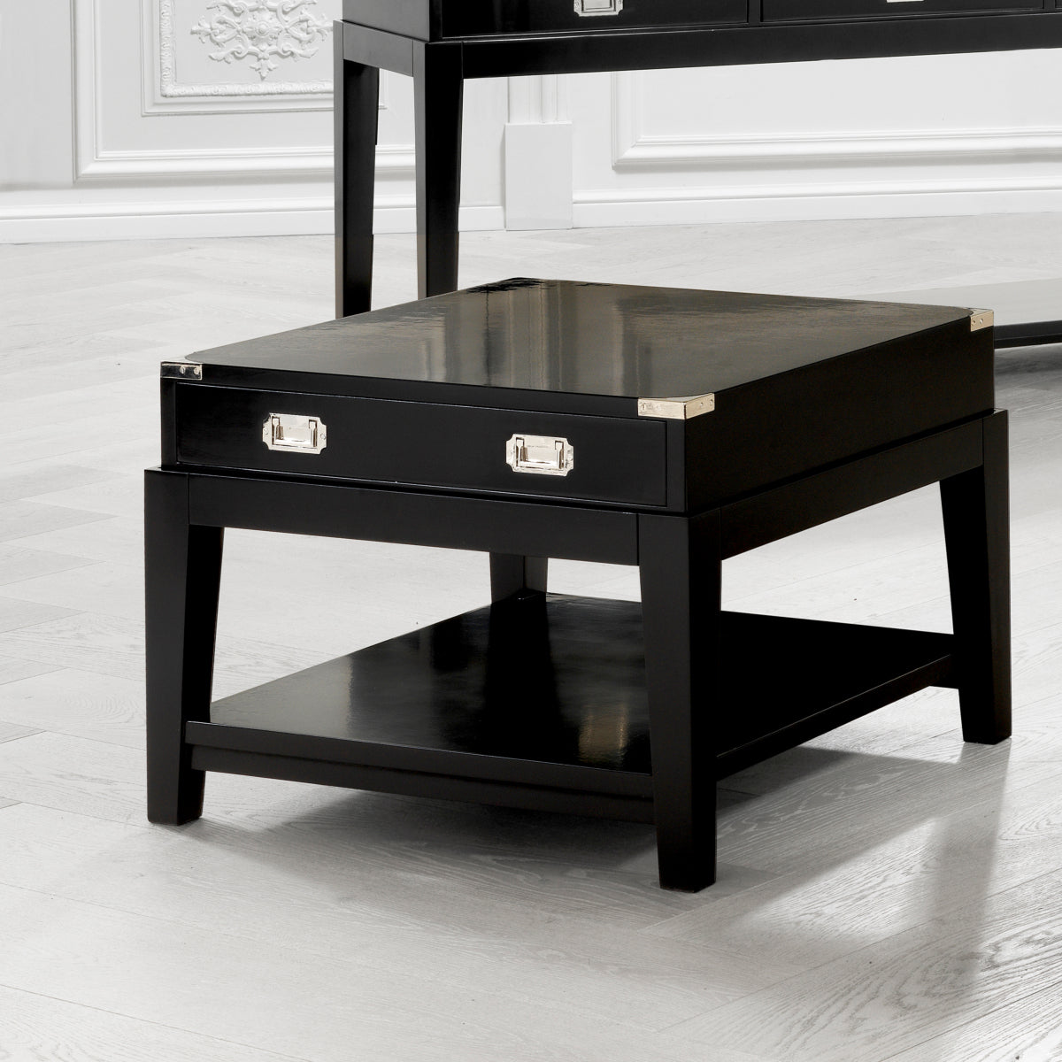 Wooden Side Table Military | Eichholtz Miami