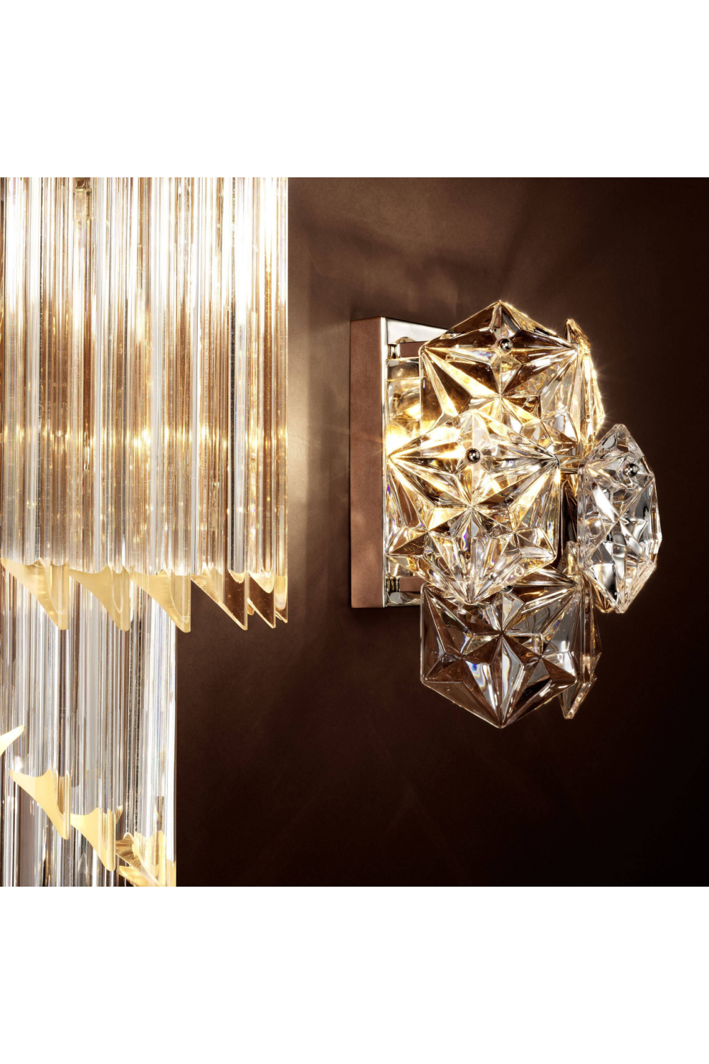 Glass Wall Lamp Hermitage | Eichholtz Miami