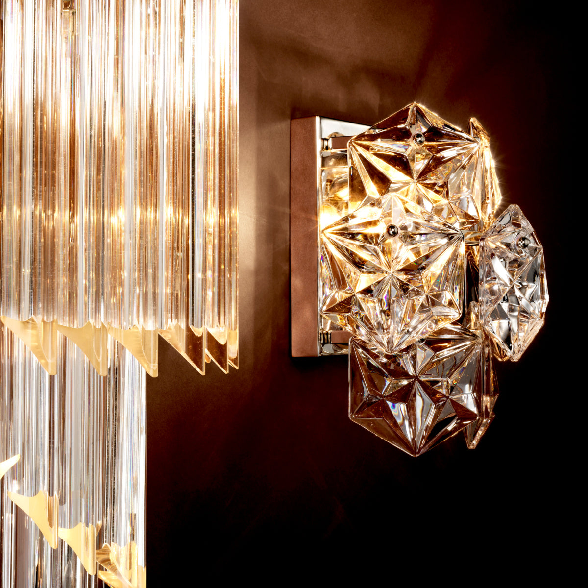 Glass Wall Lamp Hermitage | Eichholtz Miami
