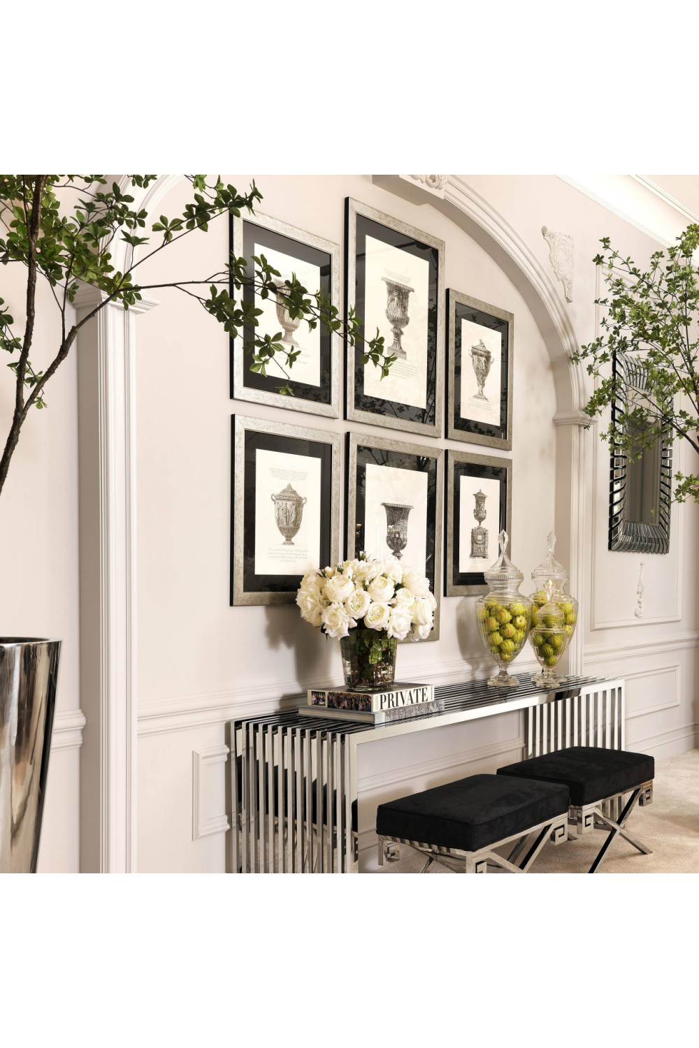 Urn Artwork Prints (4) Giovanni Battista | Eichholtz Miami