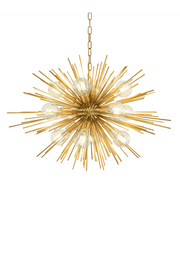 Brass Starburst Chandelier Boivin | Eichholtz Miami