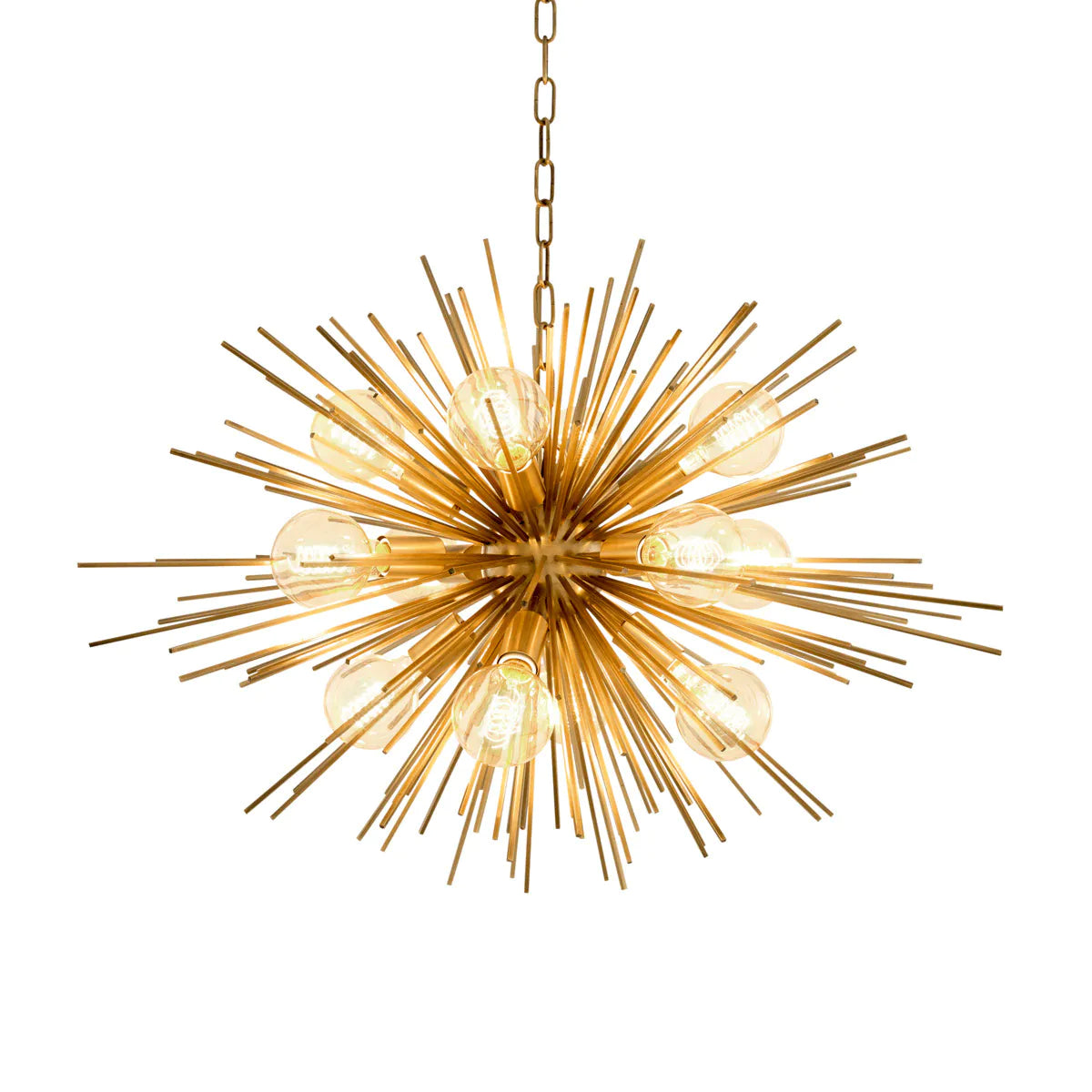 Brass Starburst Chandelier Boivin | Eichholtz Miami