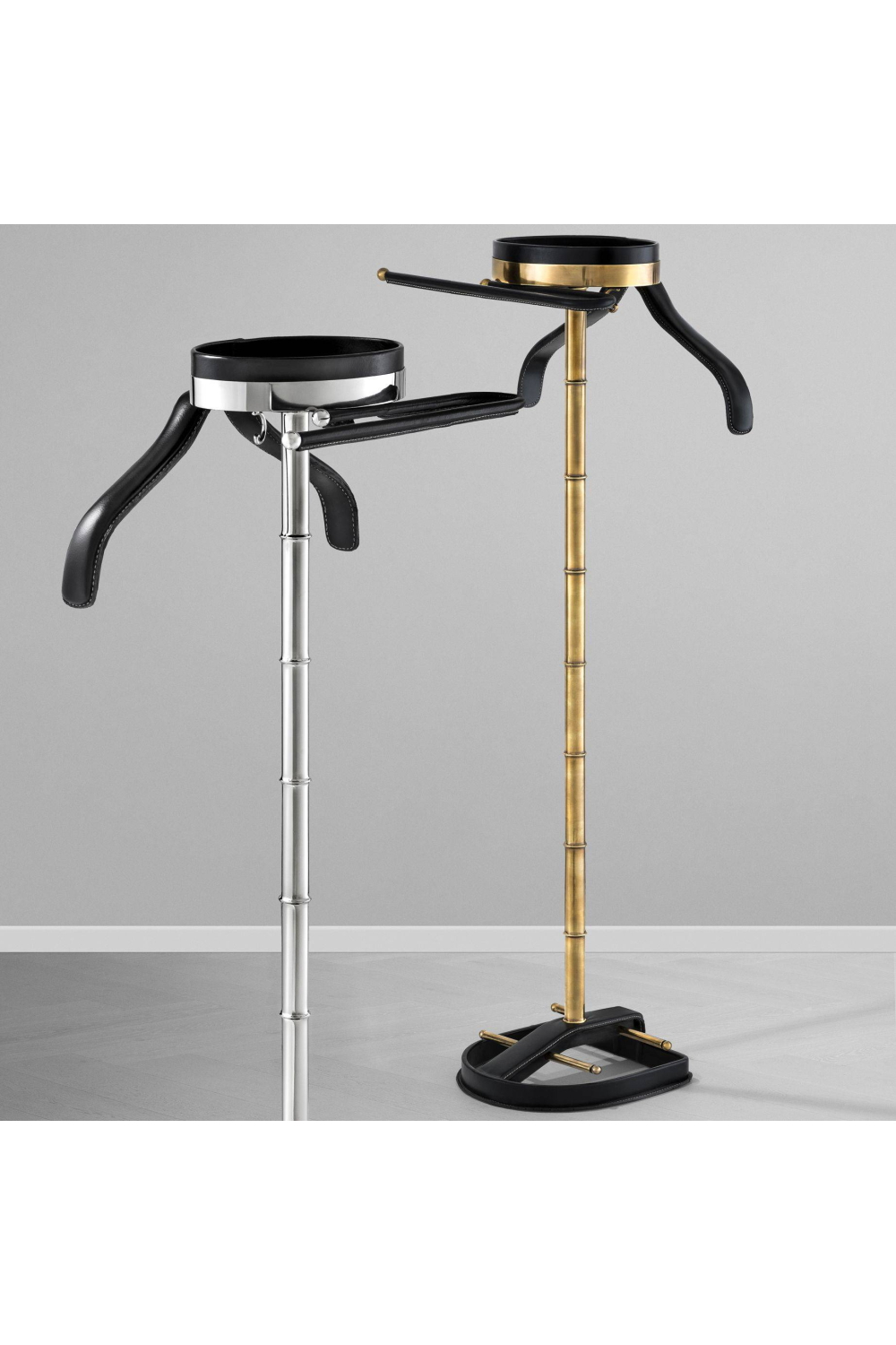 Black Leather Dressboy McKinsey | Eichholtz Miami