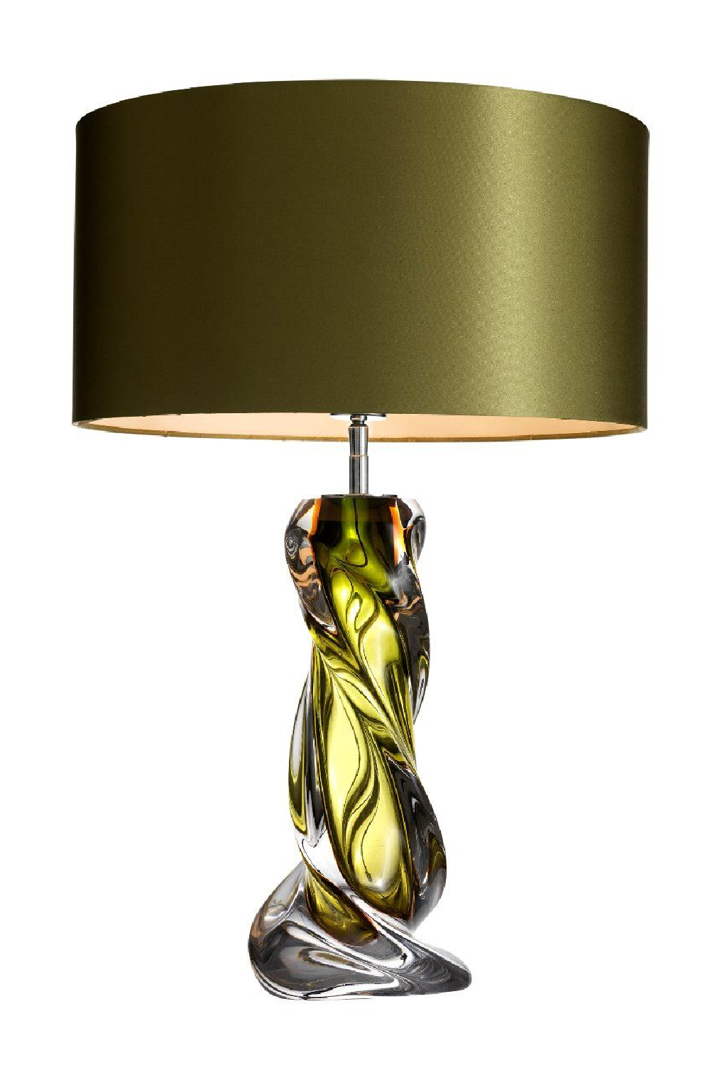 Green Glass Table Lamp Carnegie | Eichholtz Miami