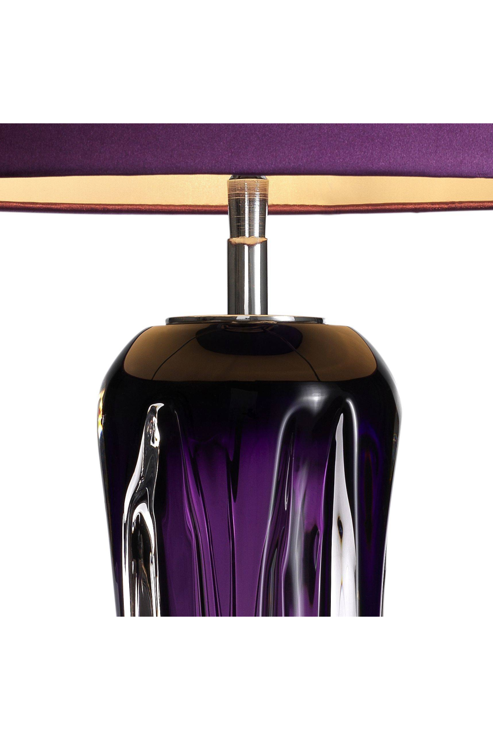 Purple Glass Table Lamp Castillo | Eichholtz Miami