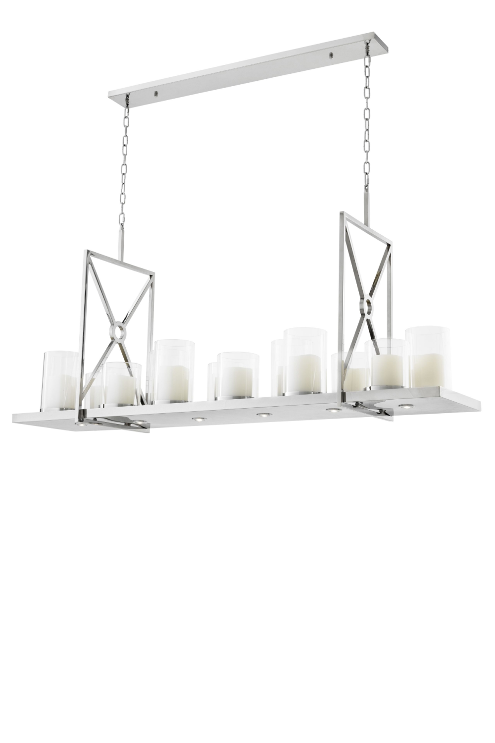 Polished Linear Chandelier Summit | Eichholtz Miami
