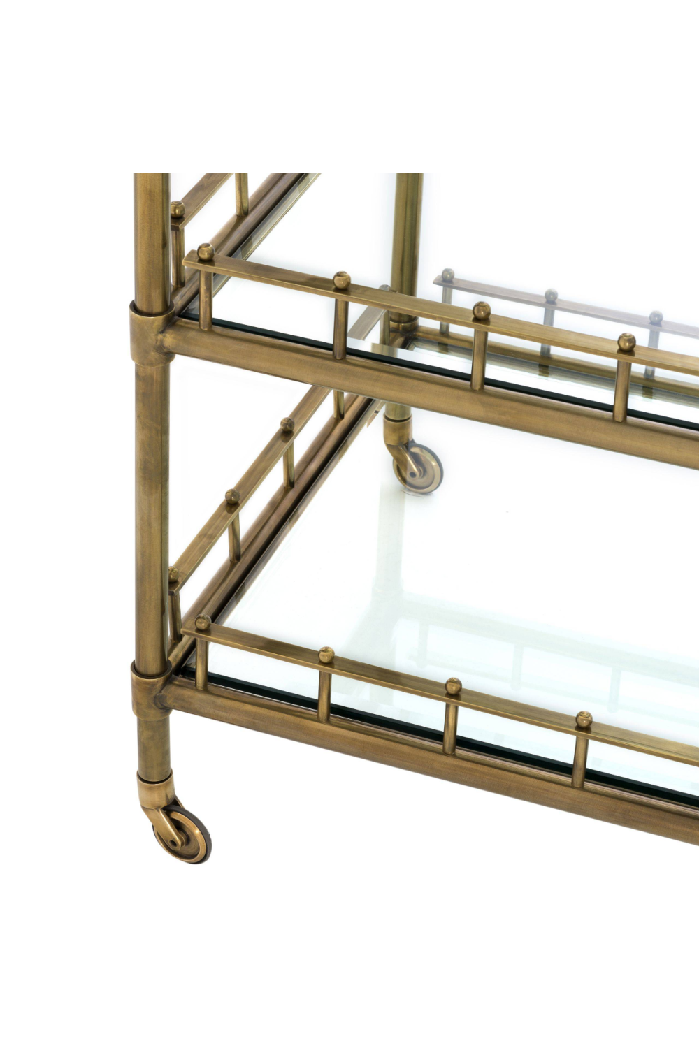 Vintage Brass Trolley Scarlett | Eichholtz Miami