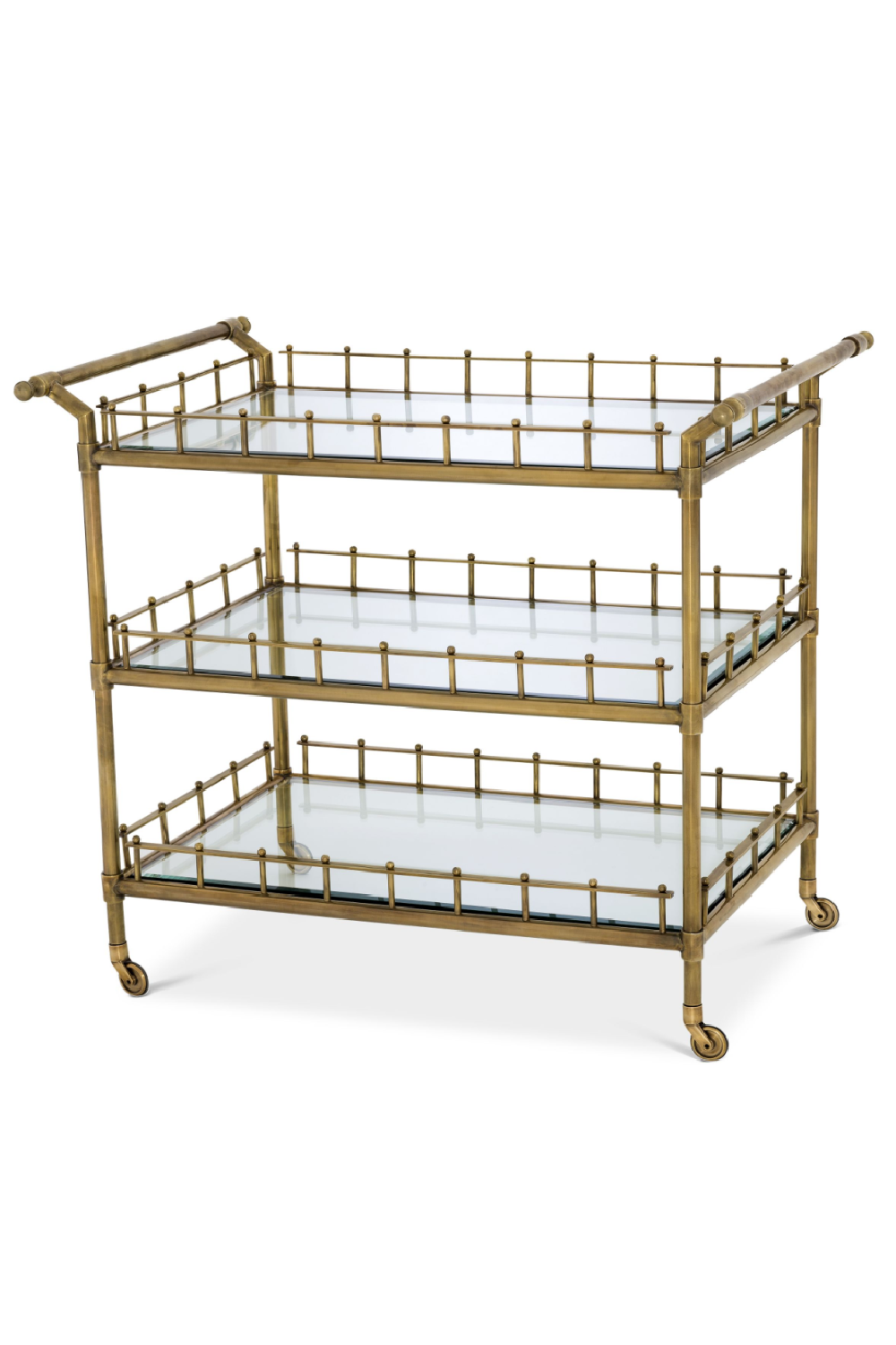 Vintage Brass Trolley Scarlett | Eichholtz Miami